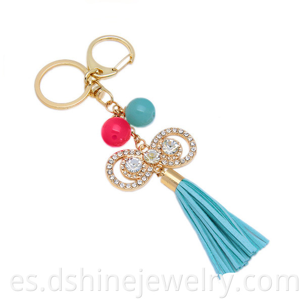 Bowknot Metal Keychain Custom